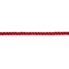 빨간 6 밀리미터 8 밀리미터는 휘어진 마크라메 레이스 코드 로프를 둥글게 합니다